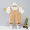 Image of Children's Clothing Men And Women Baby Summer Cartoon Short-sleeved Overalls Shopping