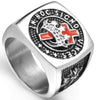 Image of Vintage Cross Stainless Steel Ring Shopping