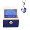 Image of Fashion Creative Rose Jewelry Box Necklace Suit Shopping