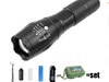 Image of Strong Light Flashlight Special Forces Rechargeable Home Self-Defense Waterproof Riding Mini Camping Premium Super Bright Flashlight Shopping