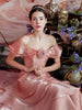 Image of One-shoulder Pink Dress Sweet Fairy Little Dress Skirt Female Shopping