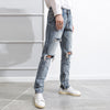 Image of Hip Hop Trend Men's Belt Zipper Jeans Shopping