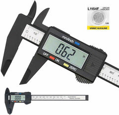 Digital Caliper Electronic Gauge Carbon Fiber Vernier Micrometer Ruler 150mm 6 Shopping