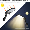 Image of 2 Pack Outdoor Solar Flood Lights Wireless 48 LED Waterproof Security Motion Sensor Light With 3 Modes Shopping