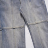 Image of Washed And Worn Jeans For Men Shopping