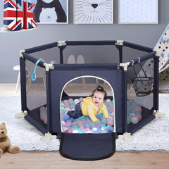 Large Baby Playpen Kids Toddlers Infant Activity Center Saftety Play Fence Yard Shopping