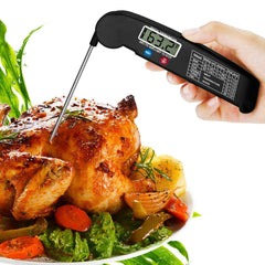 Digital Cooking Meat Thermometer Instant Read Food Steak Oven Smoker BBQ Grill Meat Thermometer Barbecue Accessories For Oven Grill BBQ Smoker Rotisserie Kitchen Shopping