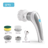 Image of Electric Cleaning Brush 4 In 1 Spinning Scrubber Handheld Electric Cordless Cleaning Brush Portable Shopping