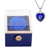 Image of Fashion Creative Rose Jewelry Box Necklace Suit Shopping