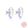 Image of S925 Sterling Silver Dripping Earclip Rhinestone Earrings Shopping