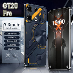 Brand New GT20 Pro 5G Original Smartphone 7.3inch HD 16G+1TB Cell Phone Dual SIM Android Mobile Phones 7800mAh Cellphones OTG Shopping111