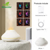 Image of Kinscoter Volcanic Aroma Diffuser Essential Oil Lamp 130ml USB Portable Air Humidifier with Color Flame Night Light Shopping