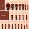 Image of Jessup Makeup Brushes set,3-21pcs Premium Synthetic Big Powder Brush Foundation Concealer Eyeshadow Eyeliner Spoolie Wooden T271 Shopping