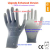 Image of 24Pieces/12 Pairs Safety Working Gloves Black Pu Nylon Cotton Glove Industrial Protective Work Gloves NMSafety Brand Supplier Shopping