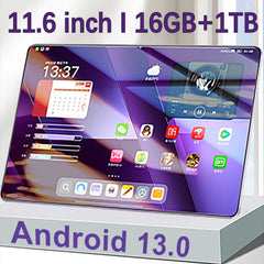 2024 New 5G Global Version Tablet 16GB RAM 1TB ROM 11.6 Inch tablet Android 13.0 Pad 10 CoreTablet PC Dual Wifi Dual SIM Card Shopping111