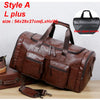 Image of Men Quality Leather Travel Bags Carry on Luggage Bag Men Duffel Bags Handbag Casual Traveling Tote Large Weekend Bag Hot XA631ZC Shopping