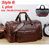 Image of Men Quality Leather Travel Bags Carry on Luggage Bag Men Duffel Bags Handbag Casual Traveling Tote Large Weekend Bag Hot XA631ZC Shopping