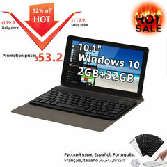 10.1 Inch 2GB DDR RAM +32GB ROM RCA04 Windows 10 Tablet PC 1280x800IPS Intel Atom X5-Z8350 Quad Core HDMI-Compatible Dual Camear Shopping111