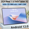 Image of 2024 New 5G tablet PC 11.6 inch tablet android 16GB+1TB ROM 16MP+32MP Network 8800mAh Android 12.0 Wifi Bluetooth Dual SIM Shopping111