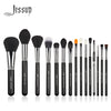 Image of Jessup Pro Makeup Brushes Set 15pcs Cosmetic Make up Powder Foundation Eyeshadow Eyeliner Lip Black T092 Shopping