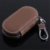 Image of PU Leather Car Key Wallets Men Key Holder Housekeeper Keys Organizer Women Keychain Covers Zipper Key Case Bag Pouch Purse Shopping