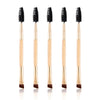 Image of Happy Makeup 5Pcs Black Eyebrow Inclined Flat Angled Brush Eyeliner Eyeshadow Eye Brow Makeup Tool Professional Women Cosmetic Shopping