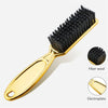 Image of Plastic Handle Hairdressing Soft Hair Cleaning Brush Barber Neck Duster Broken Hair Remove Comb Hair Styling Tools Comb Shopping