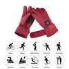 Image of Women Electric Heated Gloves Waterproof Adjustable Temperature Lithium Battery Powered Glove For Outdoor Ski Motorcycle Cycling Shopping