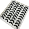 Image of 20 Pairs 18-25 mm 3d Mink Lashes Bulk Faux Thick Long Wispy Natural Mink Lashes Pack Short Wholesales Natural False Eyelashes Shopping