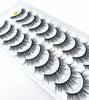 Image of Lashes 5/10 Pairs 3D Faux Mink Eyelashes Fluffy Soft Natural Long False Eyelashes Eyelashes Reusable Eyelashes free shipping Shopping