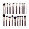 Image of Jessup Professional Makeup Brushes Set 25pcs Natural-Synthetic Foundation Powder Eyeshadow Make up Brush Blushes Black T175 Shopping