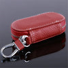 Image of PU Leather Car Key Wallets Men Key Holder Housekeeper Keys Organizer Women Keychain Covers Zipper Key Case Bag Pouch Purse Shopping