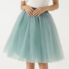 Image of Quality 5 Layers Fashion Tulle Skirt Pleated TUTU Skirts Womens Lolita Petticoat Bridesmaids Midi Skirt Jupe Saias faldas Shopping