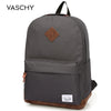 Image of Backpack for Men and Women VASCHY Unisex Classic Water Resistant Rucksack School Backpack 15.6Inch Laptop for TeenageR Shopping