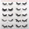 Image of 30/40/100/pairs Visofree Mink Eyelashes with Tray No Box Handmade Natural False Eyelashes Full Strip Lashes Reusable Long lashes Shopping