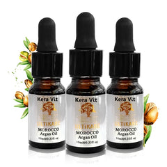 Hot sale Moroccan argan oil for hair care 3pcs*10ml Hair Oil treatment for all hair types Hair & Scalp Treatment Shopping