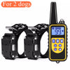 Image of Electric Dog Training Collar Waterproof Dog Bark Collar Pet With Remote Control Rechargeable Anti Barking Device All Size Dogs Shopping