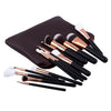 Image of RANCAI10/15pcs High Quality  Makeup Brushes Set Beauty Powder Eyebrochas Eyeshadow Brush Complete Kit Cosmetics Tools Shopping