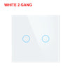 Image of Wifi Wall Touch Switch EU No Neutral Wire Required Smart Light Switch 1 2 3 Gang 220V Tuya Smart Home Support Alexa Google Home Shopping