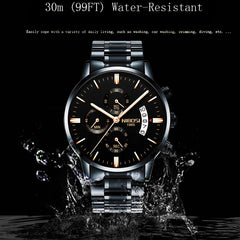 NIBOSI Men Watches Luxury Famous Top Brand Men's Fashion Casual Dress Watch Military Quartz Wristwatches Relogio Masculino Saat