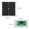 Image of 200W Solar Panel Kit 60A 12V Battery Charger with Controller Caravan Boat - Shopping