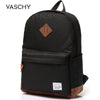 Image of Backpack for Men and Women VASCHY Unisex Classic Water Resistant Rucksack School Backpack 15.6Inch Laptop for TeenageR Shopping