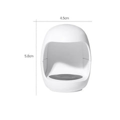 New USB interface Q Shape Phototherapy Nail Lamp Nail Polish Gel Curing Mini LED UV Lamp Travel Home Nail Art Timing Nail Dryer