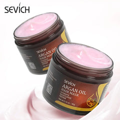 Sevich Argan Oil Moisturize Hair Treatment Mask Repair Damage Hair Root 80g Keratin Hair & Scalp Treatment Deep Hair Care Mask