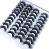 Image of 20 Pairs 18-25 mm 3d Mink Lashes Bulk Faux Thick Long Wispy Natural Mink Lashes Pack Short Wholesales Natural False Eyelashes Shopping