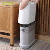 Image of Ecoco 10L Trash Cans For The Kitchen Bathroom Wc Garbage Rubbish Bin Large Capacity Dustbin Bucket Crack Press-Type Waste Bin Shopping