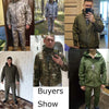 Image of Outdoor Tactical Jacket Men Pants Military Clothing Fleece Camo Waterproof Jacket Airsoft Camping Combat Uniform Hunting Suits Shopping