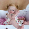 Image of 50 CM 3D Paint Skin Soft Silicone Reborn Baby Toy For Girl Realistic Handmade Princess Art Doll With Vein Collection Bebe Shopping