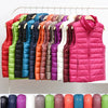 Image of New Women Sleeveless Women's Ultra Light Down Vests Slim Jacket Girl Gilet Lightweight Windproof Warm Waistcoat Portable Shopping