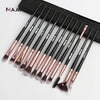 Image of MAANGE Makeup Brushes Pro Pink Brush Set Powder EyeShadow Blending Eyeliner Eyelash Eyebrow Make up Beauty Cosmestic Brushes Shopping